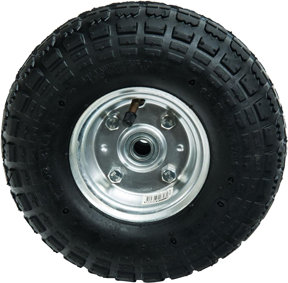 Opblaasbaar Wiel - Pneumatisch Wiel - Materiaal Transport - Dubbele Kogellagers - 260 x 85 mm - Grijs