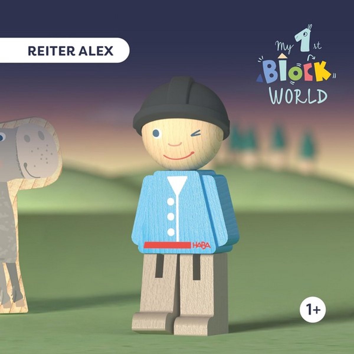 Haba My First Block World speelfiguur Alex - 8 cm - 1 jaar+