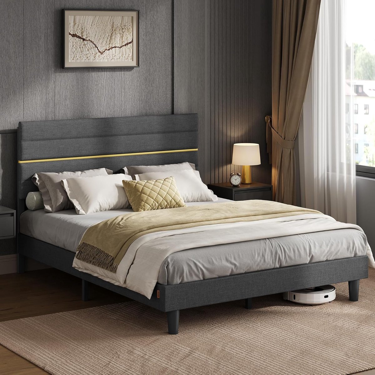Industrohome Modern Ledikant 160x200 cm - Stijlvol en Comfortabel