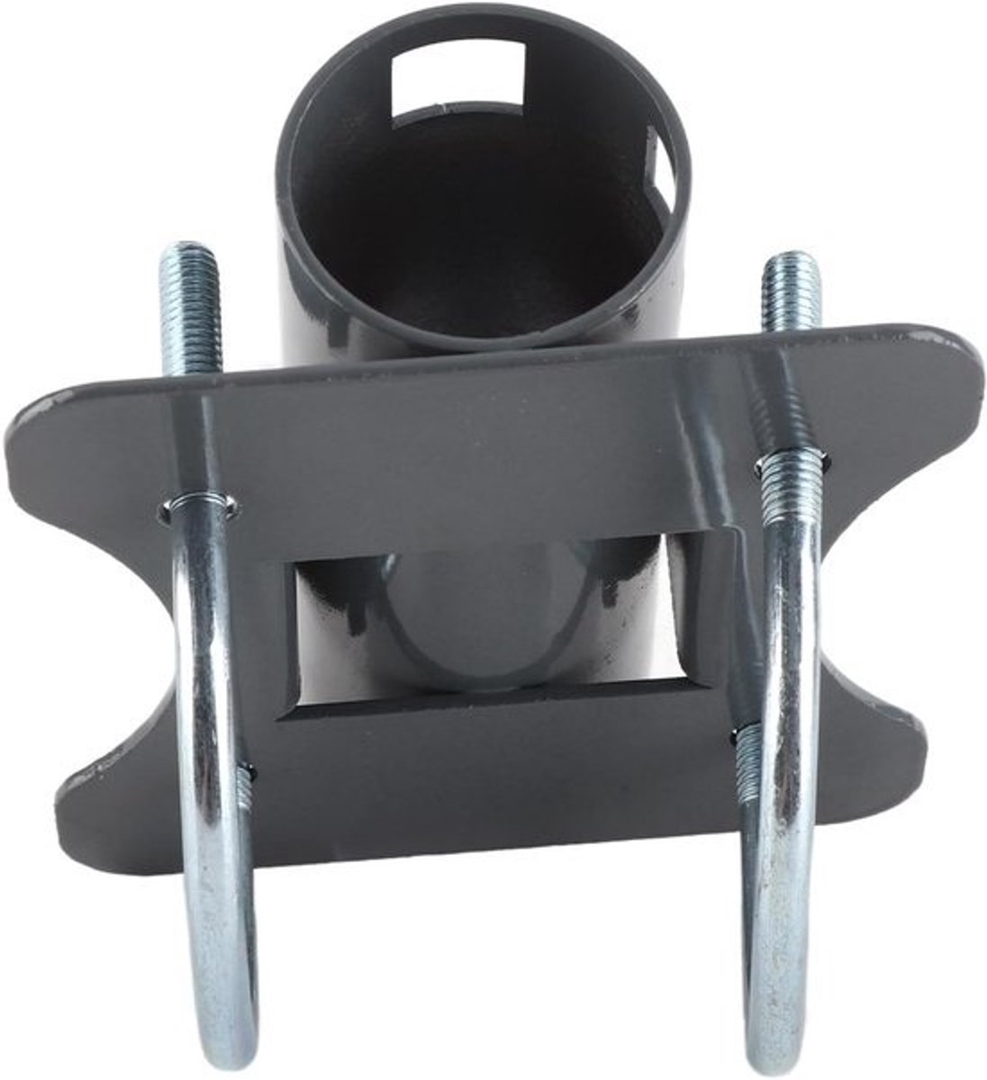 Antenne Mast Beugel - Paalmontage Adapter - Satelliet Antenne Montage - Verstelbaar RVS - 30-50 Mm - Zilver