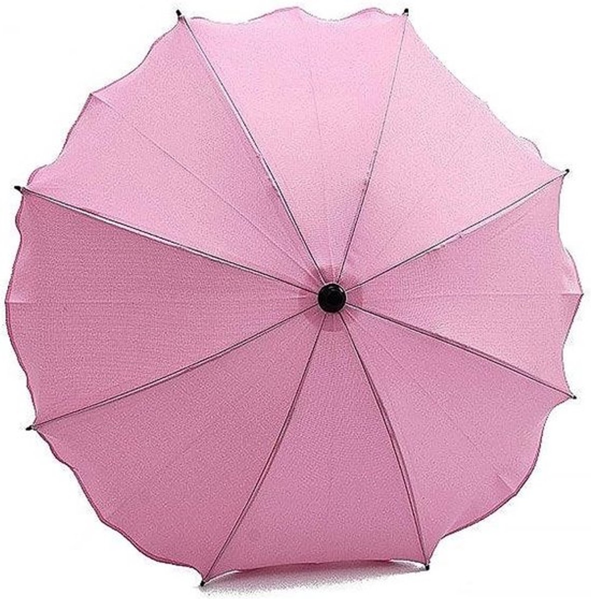 Kinderwagen Parasol - Buggy Zonnescherm - Bescherming Baby - Universeel Verstelbaar - Inklapbaar Ontwerp - Roze