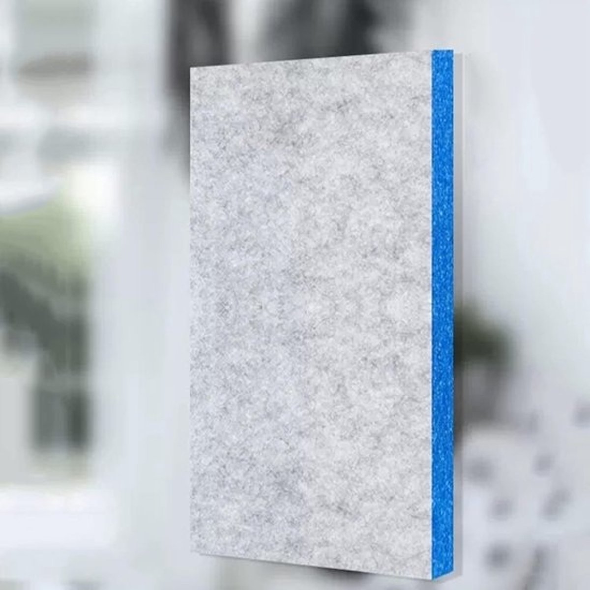 Akoestische Panelen - Geluidsisolatie Foam - Ruisonderdrukking Studio - Zelfklevende Achterkant - 50x100cm Dikte 3cm - Grijs