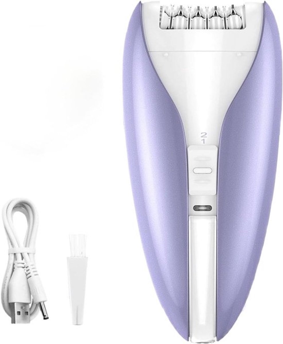 Draadloze Epilator - Gezichts ontharen - Gladde Huid - Stille Werking 55dB - 13 x 5.5 cm