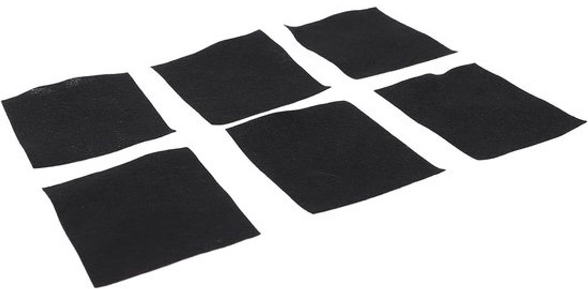 Wattenschijfjes Zwart - Make-up Pads - Huidverzorging Make-up - 1200 Stuks Zacht Katoen - 5x6cm