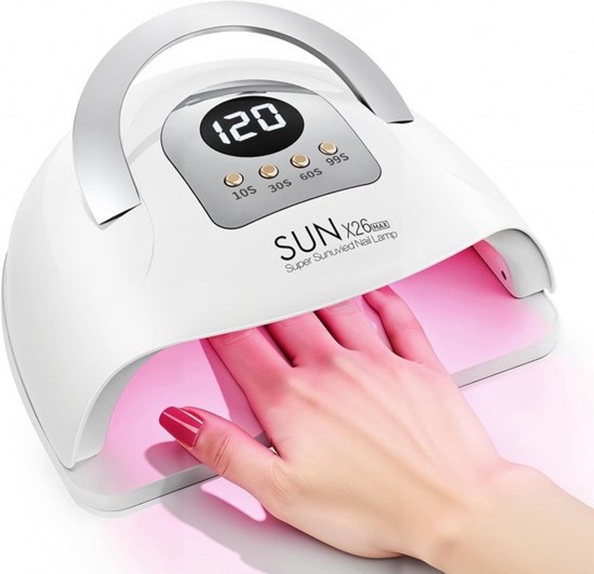 Krachtige UV Nagellamp voor Gelnagels met 81 Led-Kralen en Timers