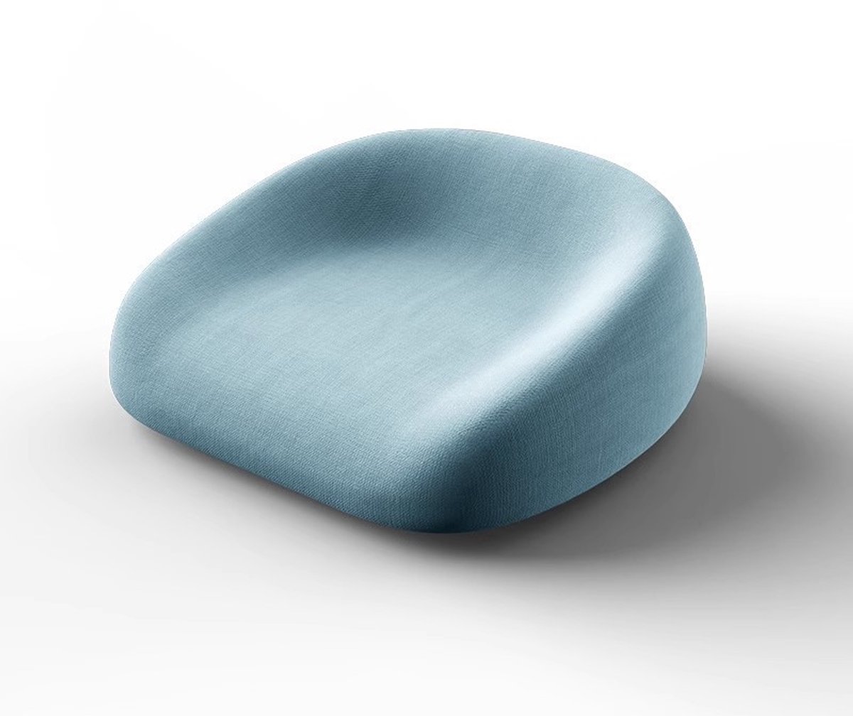 1 stuk - Kinderstoel - Verhoogde stoel - Verhoogde stoel - 8 cm - Anti-slip - Verstelbare veiligheidsgordel - Blauw