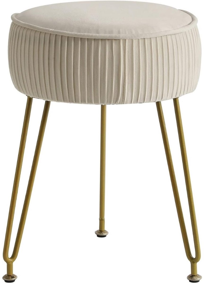 DailySupplies® Make up Stoel - Kaptafel Kruk - Visagie - Goud