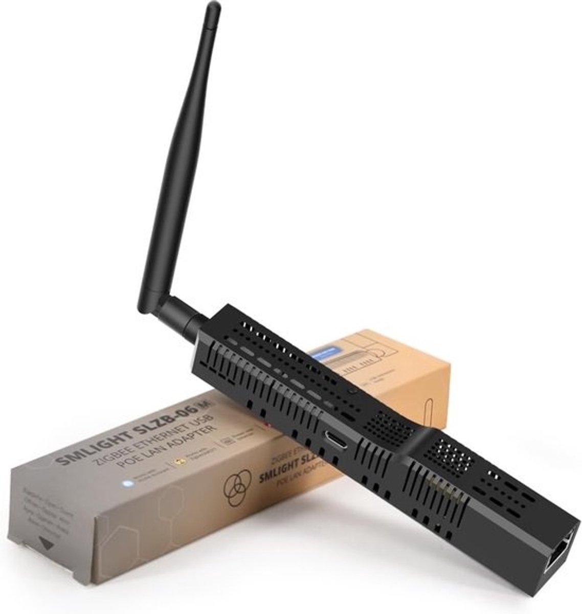 Zigbee Adapter - Smart Home Hub - Apparaten Verbinden - PoE Ondersteuning - 16 cm - Zwart
