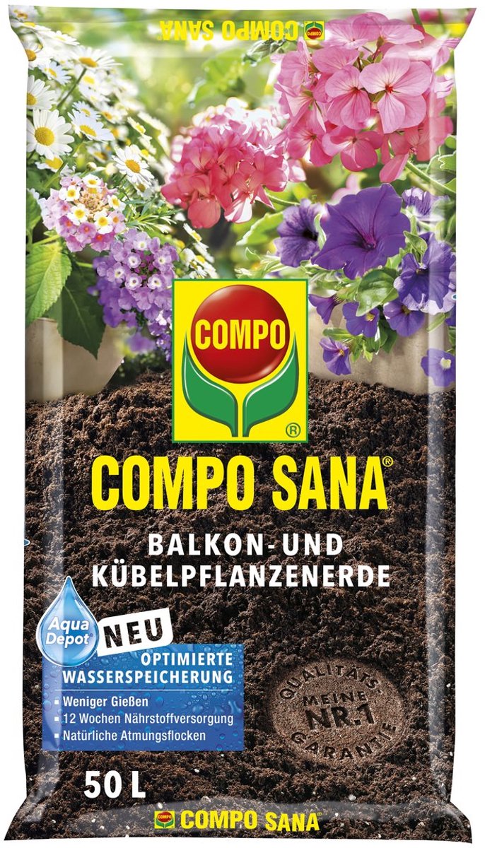COMPO Sana Balkon- en Kuipplantenaarde 50 liter