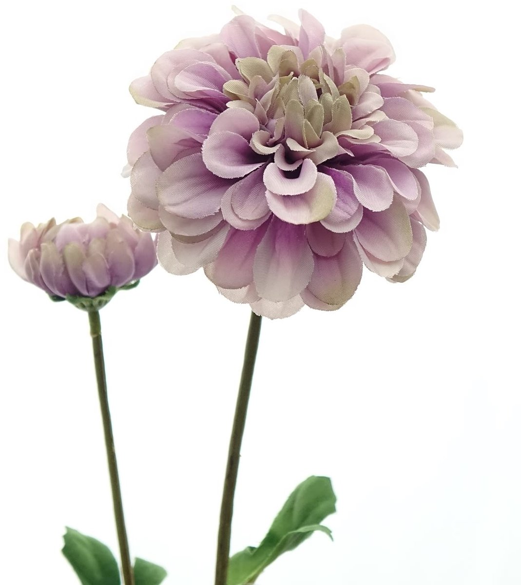 Gasper Decoratieve Dahlia met Knop Lila 63 cm - Kunstbloemen
