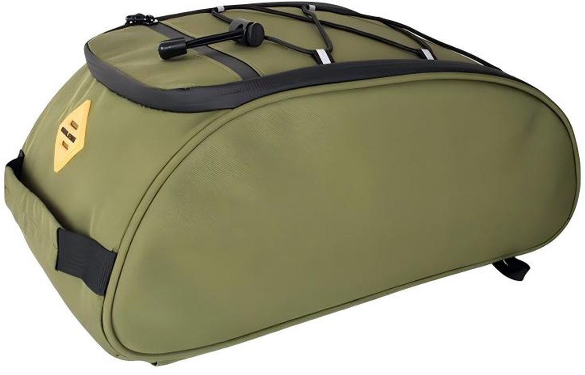 Fietstas – Waterdichte fietstas – Met schouderband en draaghandvat – 8 l – 36 x 20 x 15 cm – Oxford-stof – Groen