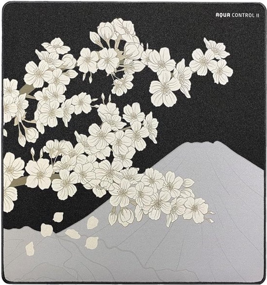 Gaming Muismat - Precisie Onderlegger - FPS Gaming - Waterdicht en Zweetbestendig - 45x40x0.4 cm - Sakura Zwart