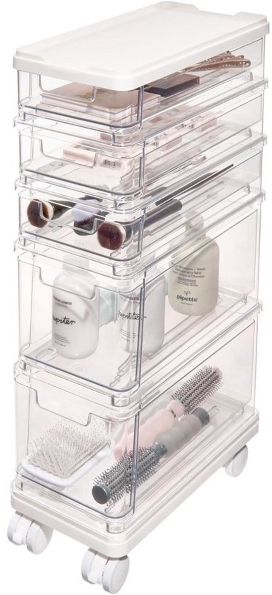 5-laags transparante cosmetische organizer kaart