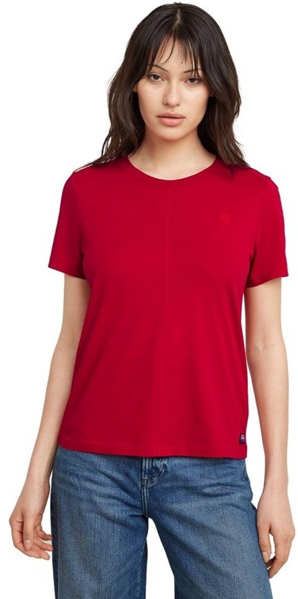 Dames T-Shirt met Stijlvolle Voorkant Naad