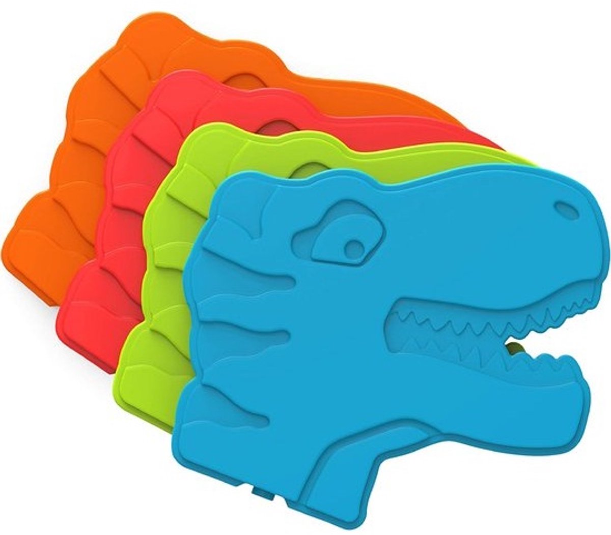 4x Herbruikbare Ice Packs voor Lunchbox - Koel Element Dinosaurs