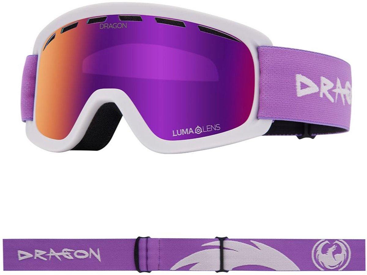 Dragon Alliance LIL D Jeugd Skibril - Fresh Purple/Purple Ionized