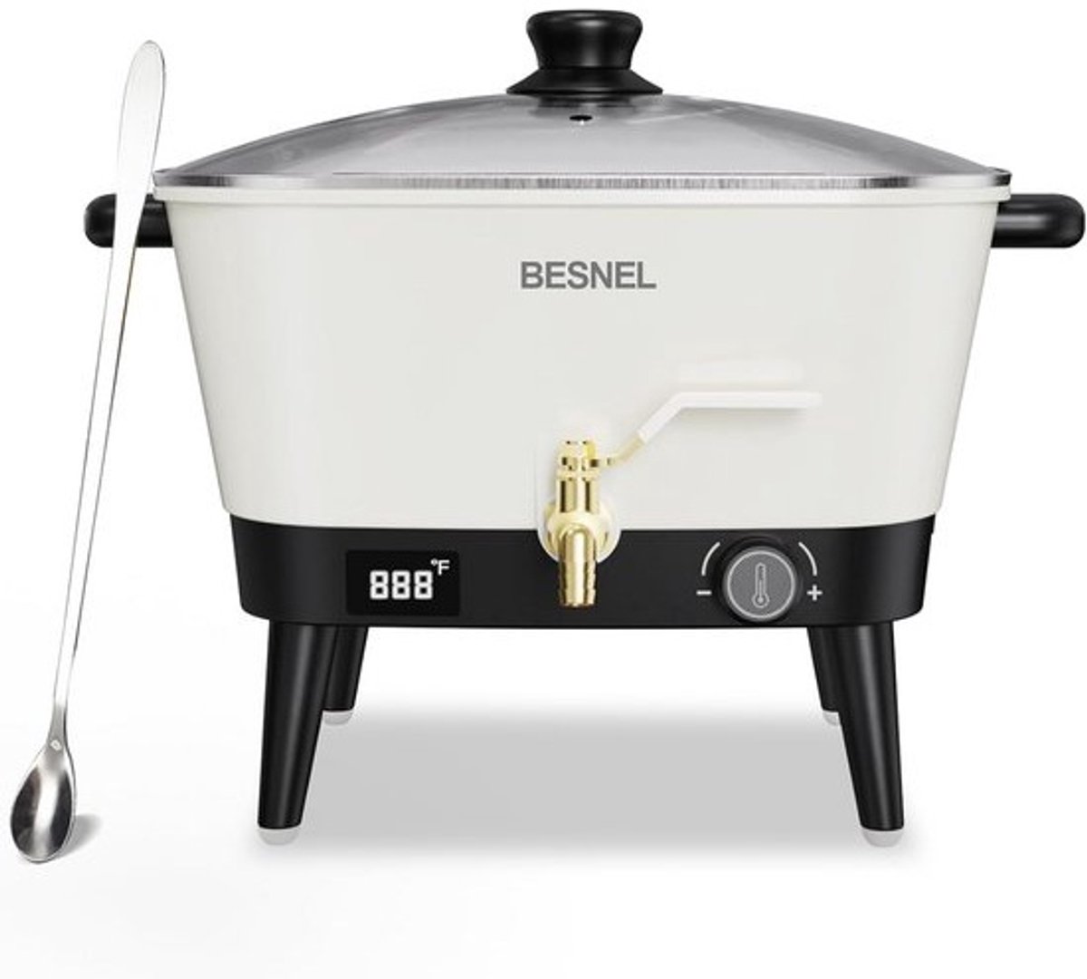 Wax Melter voor Kaarsen Maken - Elektrische Non-Stick Wax Smelter met 8 Qts Capaciteit en Temperatuurbewaking