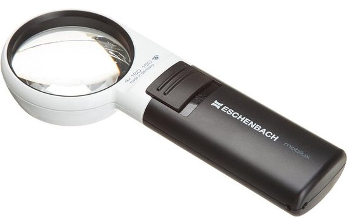 Mobiele Handloep met Heldere LED Verlichting - 4x Vergroting, Ø60mm Lens