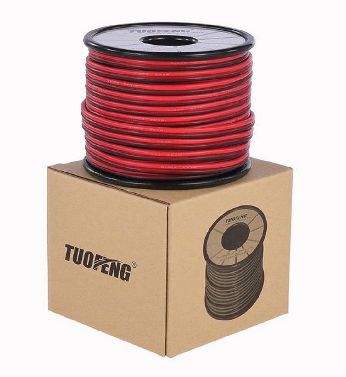 Flexibele Siliconen Elektrische Kabel 18 AWG - 20 Meter Zwart en Rood