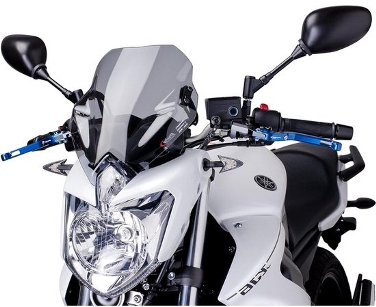 Motorfiets Windscherm - Winddeflector Kuipruit - Bescherming Tegen Wind - Windtunnel Getest - 3 mm dikte - Getint