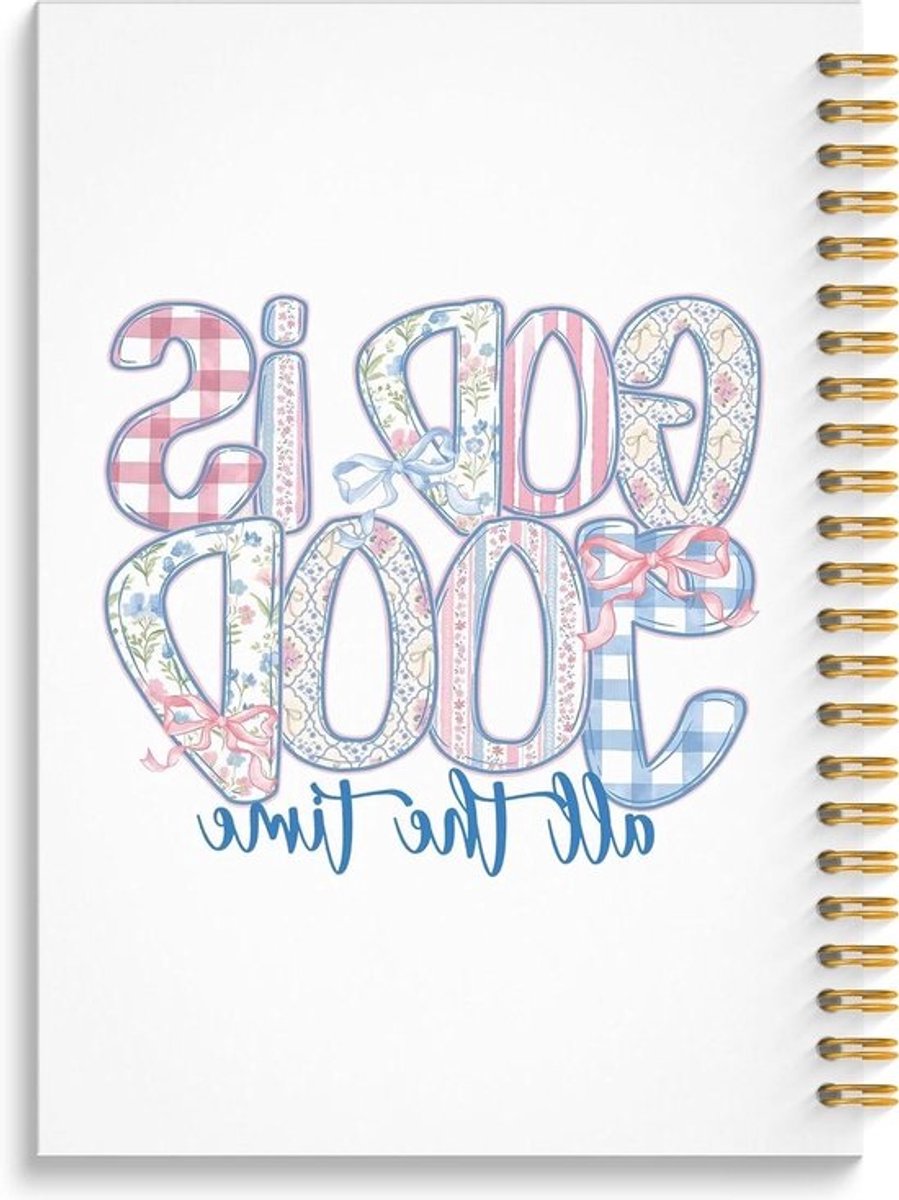 Christelijk Notitieboek - Gebedsdagboek Bijbel Journal - Dagelijks Schrijven - Stevige Hardcover - 139 x 213 cm - Multicolor