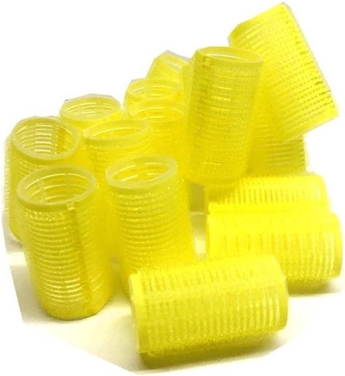 Haarrollers Set - Krulspelden - Haar Stijlen - Zelfklevend - Medium Size - Blauw