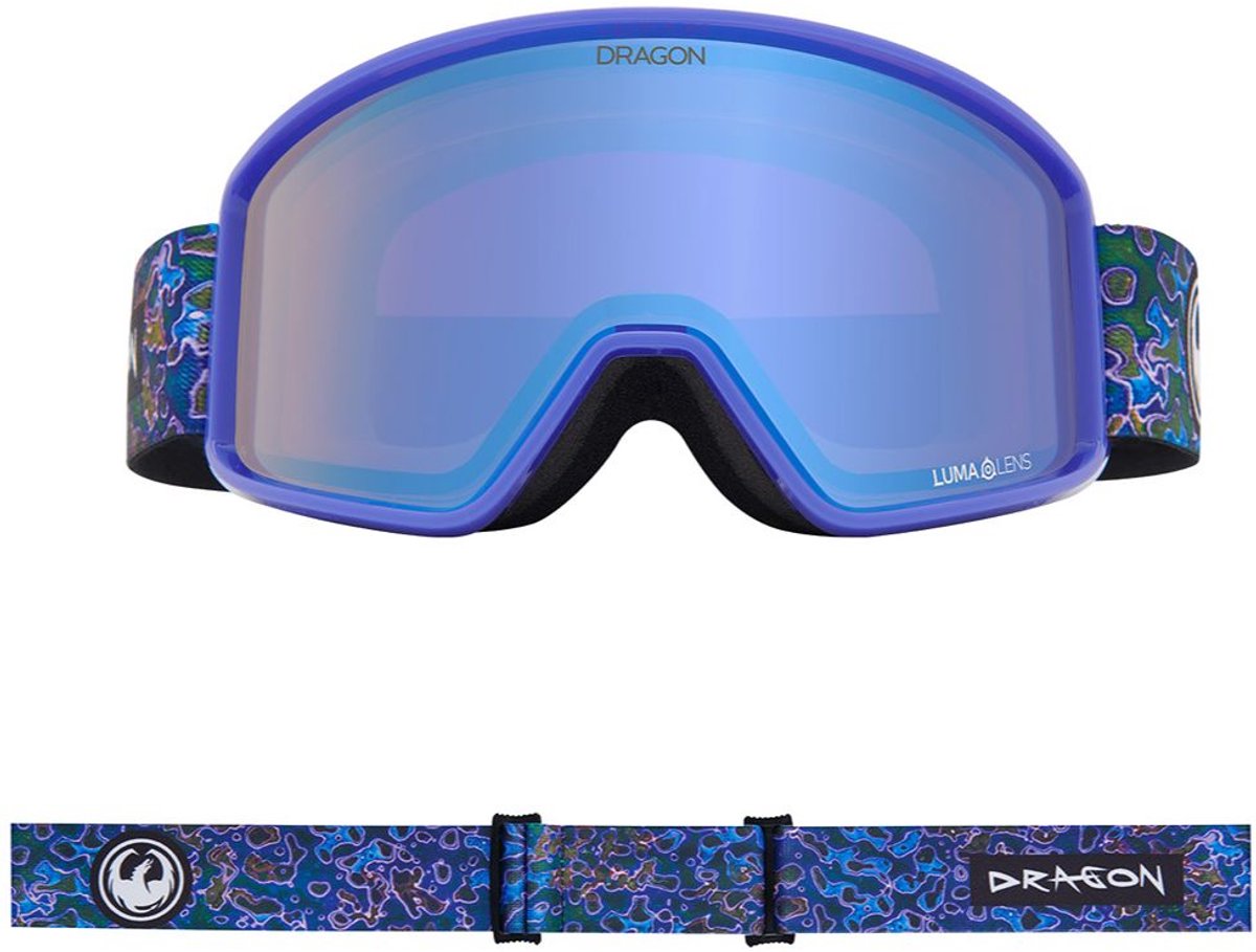 Dragon Alliance DXT OTG Jeugd Skibril - Urushi/Flash Blue