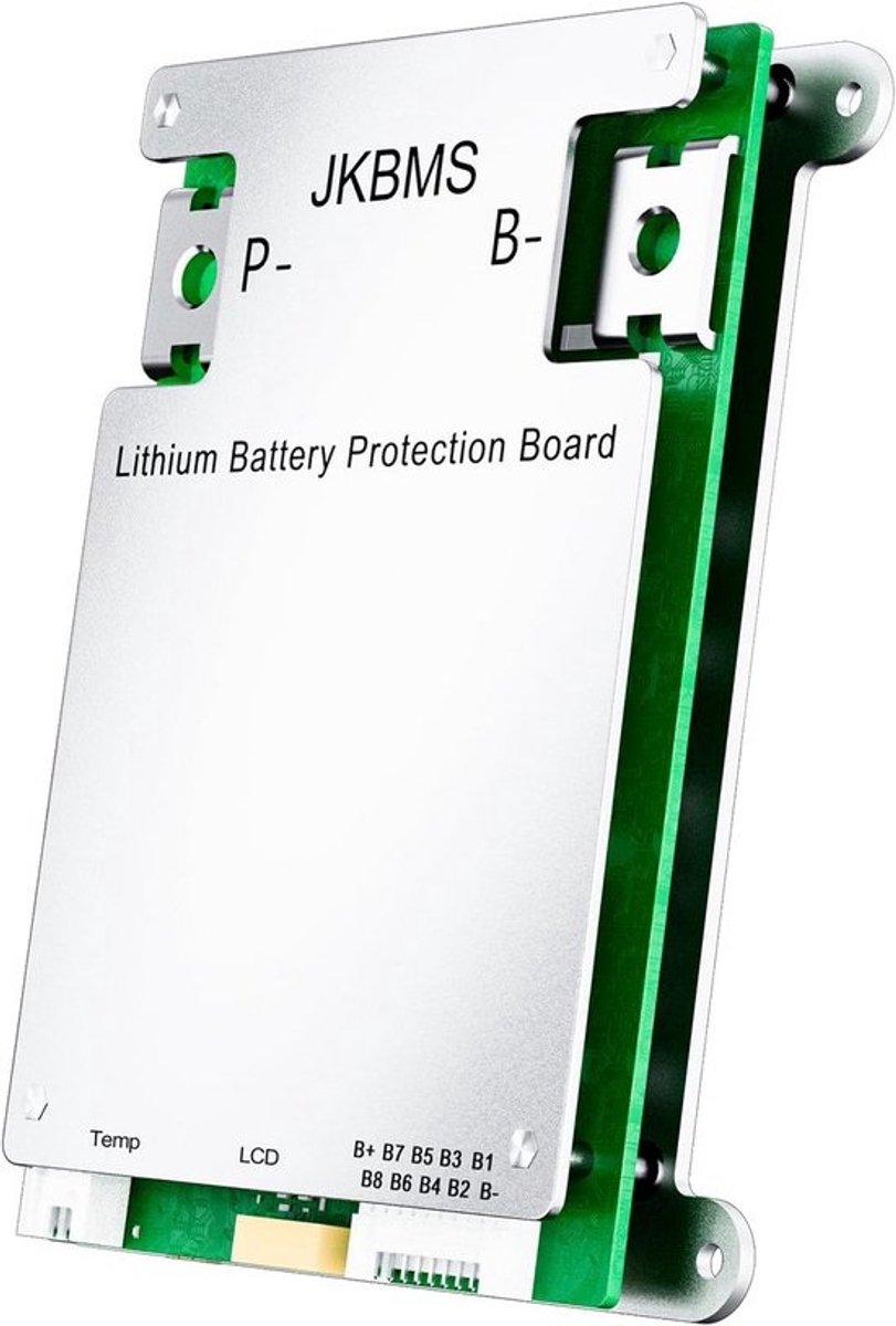 Smart BMS Batterij Management Systeem 4S-8S 12V-24V 40A met Bluetooth en Actieve Balans voor Li-Ion, LiFePO4 en LTO Accu's
