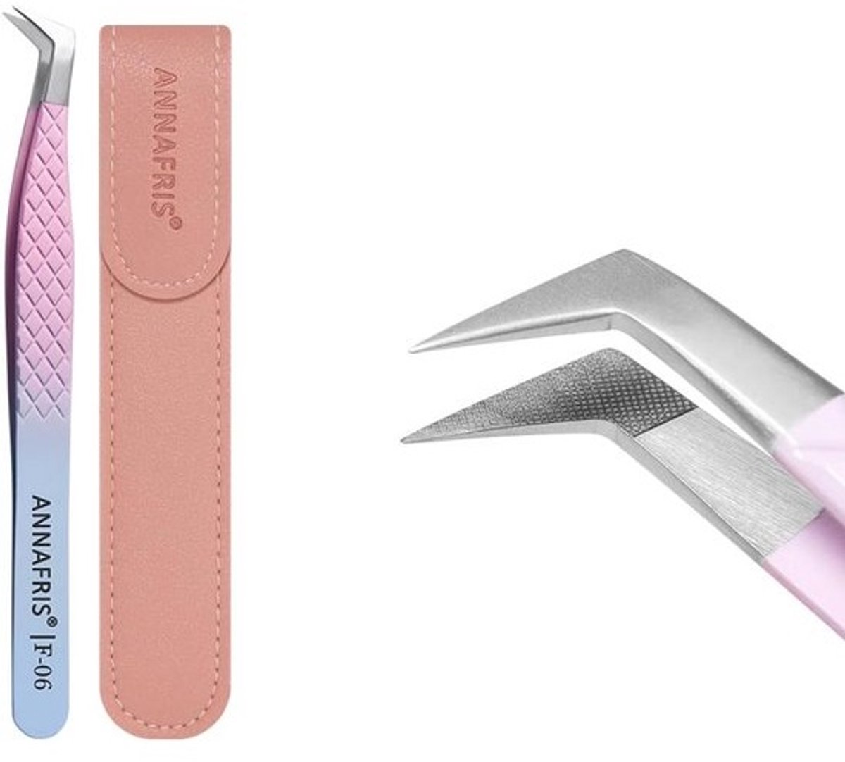 Professionele Wimper-Pincet Set voor Precisie en Volume Technieken