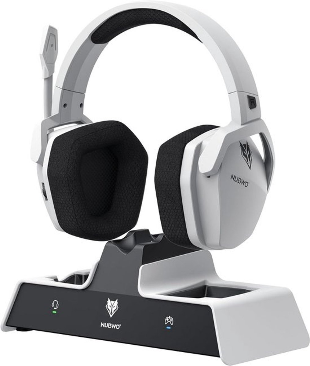 Draadloze Gaming Headset met Laadstation - Lage Latentie & Lange Batterijduur