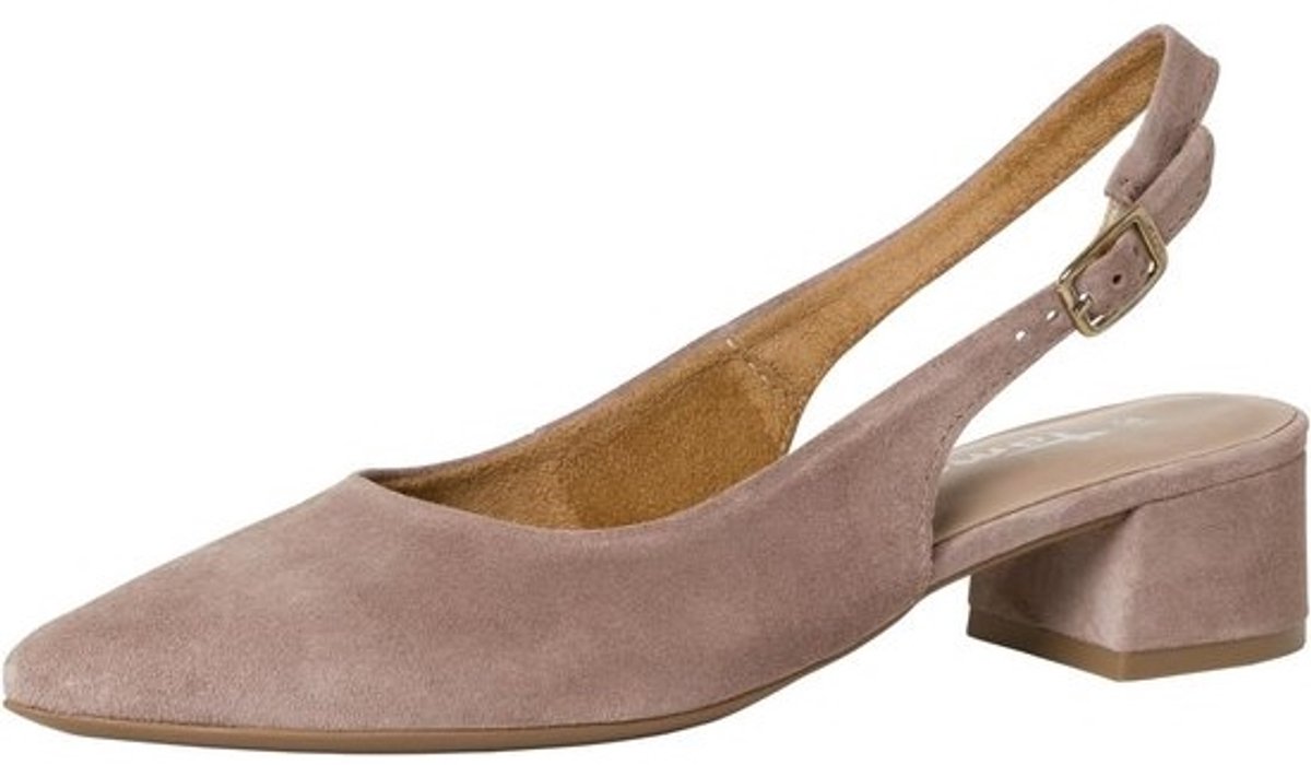 Slingpumps met witte oppervlakken, tijdloos design en comfortabele pasvorm