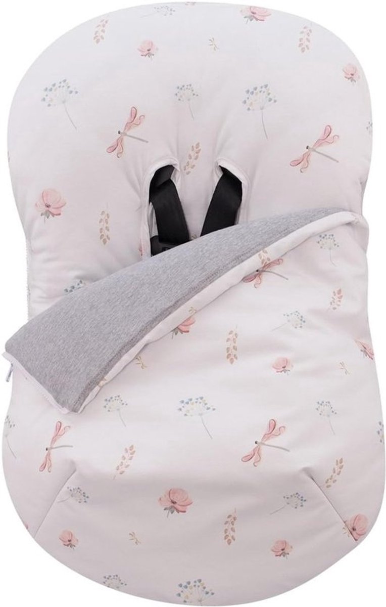 Baby Deken Voetenzak - Autostoel Accessoire - Comfortabel Reizen - Zacht Materiaal - 33 x 26.5 x 6.5 cm