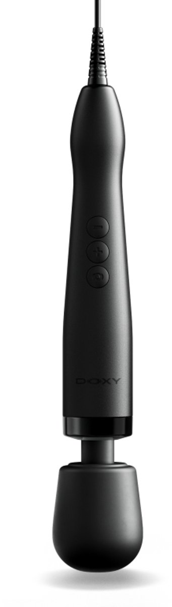 Doxy 2.0 - Original Plug-In Wand Vibrator- Zwart