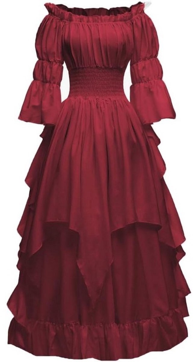 Gothic Heks Jurk voor Dames - Middeleeuwse Renaissance Kostuum