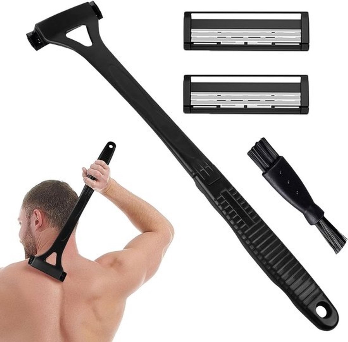 Waterdichte Body Groomer voor Mannen - Rug Trimmer en Lichaamsscheerapparaat