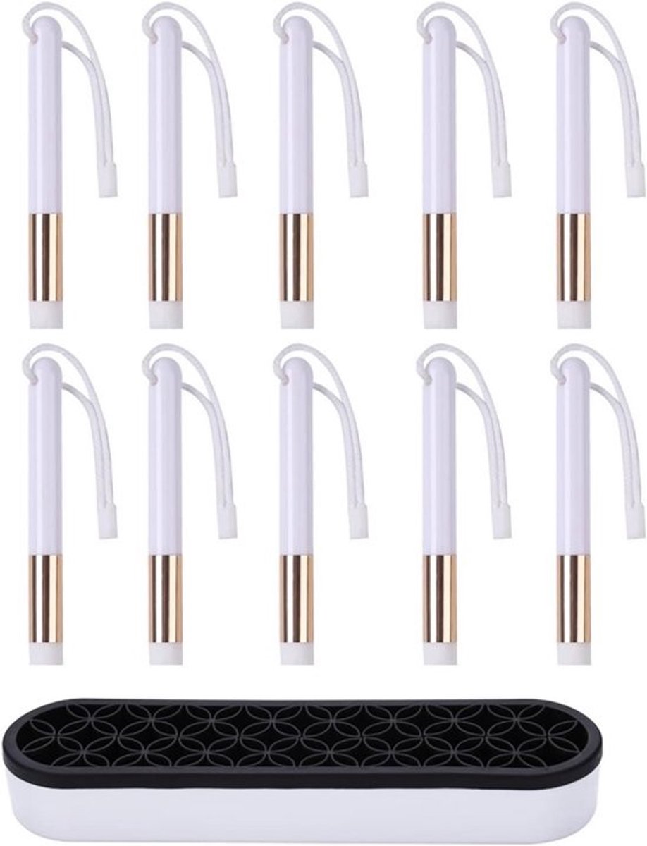 16 Stuks Mini Verf Mengkwast Set voor Inkt en Waterverf