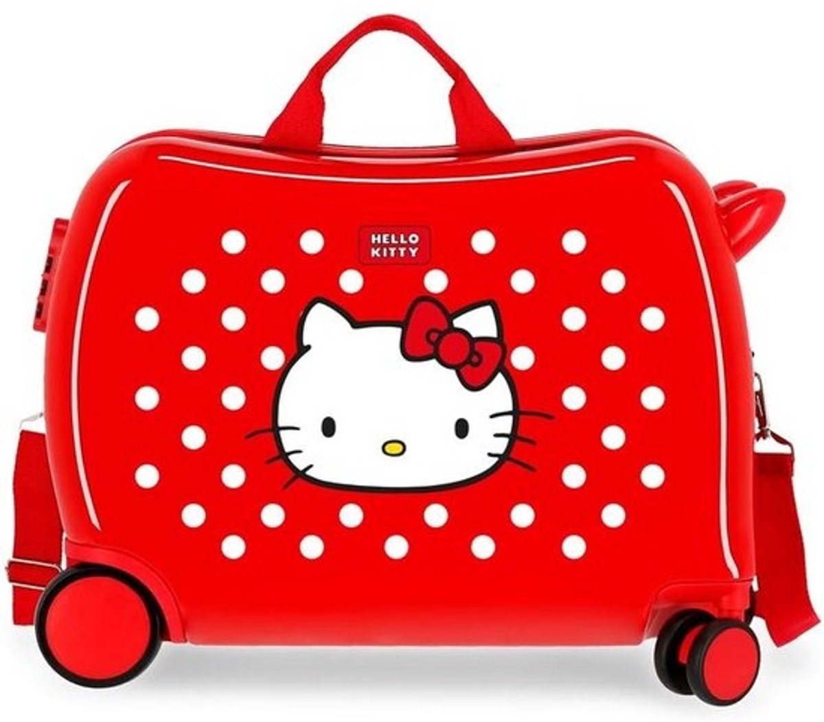 Hello Kitty Koffer voor Kinderen, Handbagage, 4 Wielen, Cijferslot, ABS, 38 L