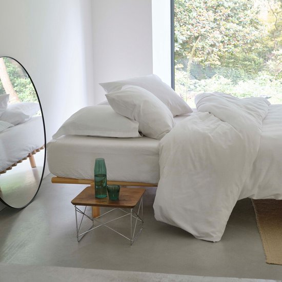 Cinderella Morning Dekbedovertrek - Tweepersoons - Lits-Jumeaux Extra Breed - 260x200/220 cm - Wit + 2 kussenslopen 60x70 van Cinderella — afbeelding 5