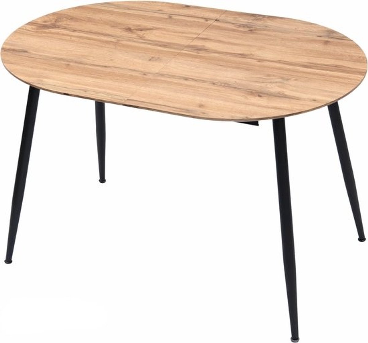 Uittrekbare Eettafel 120-180 cm - Ovalen Keukentafel voor 4-10 Personen