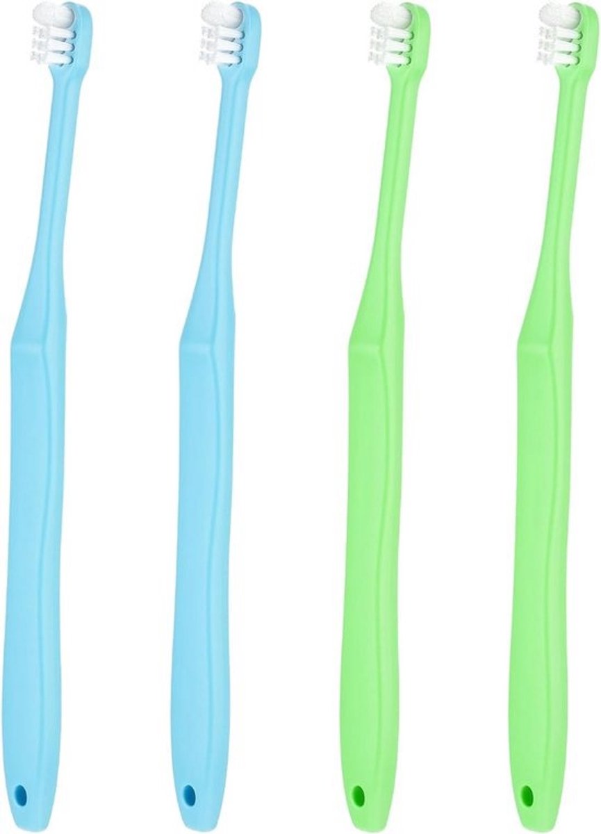Speciale Tandenborstels voor Beugels en Implantaten, 4 Stuks