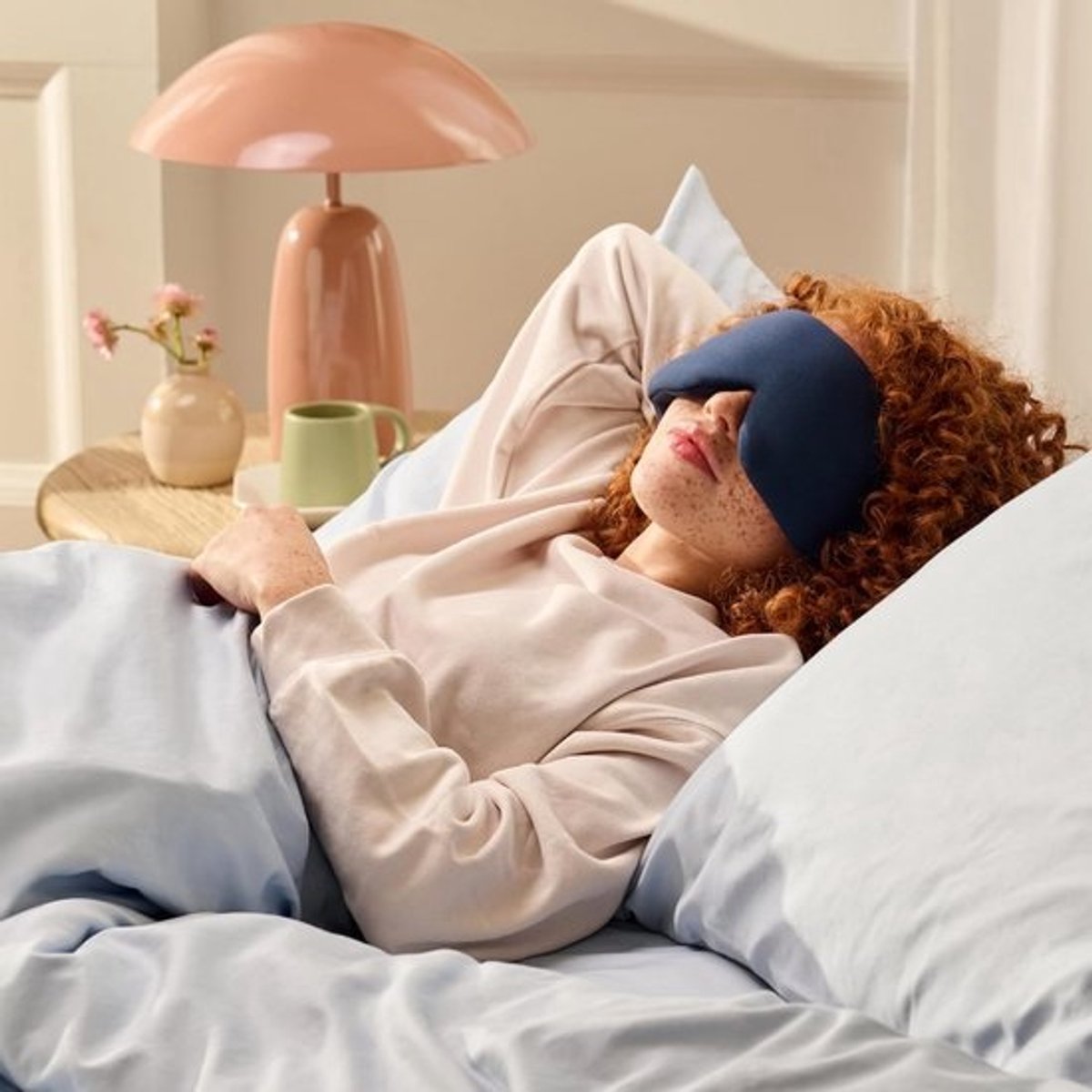 Verzwaard Slaapmasker voor Diepe Rust - Lichtblokkerend en Comfortabel voor Zijslapers