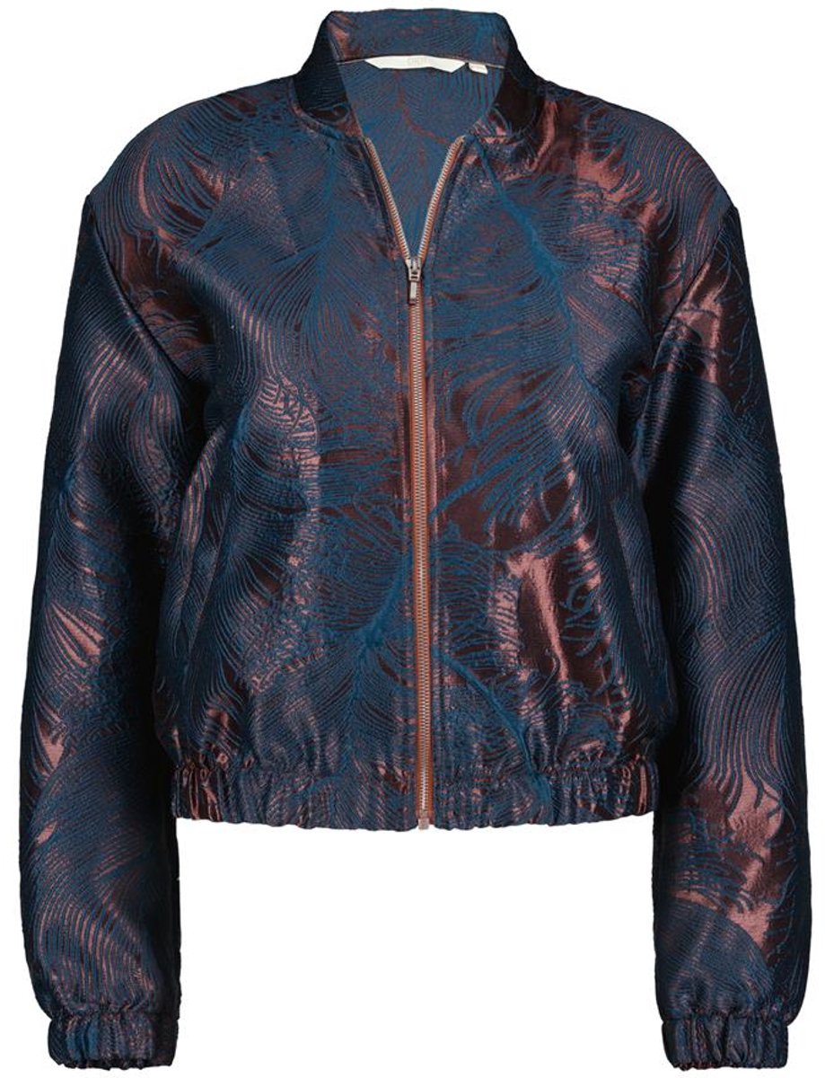 DIDI Dames Bomber Lora Brown Feather jacquard maat 46