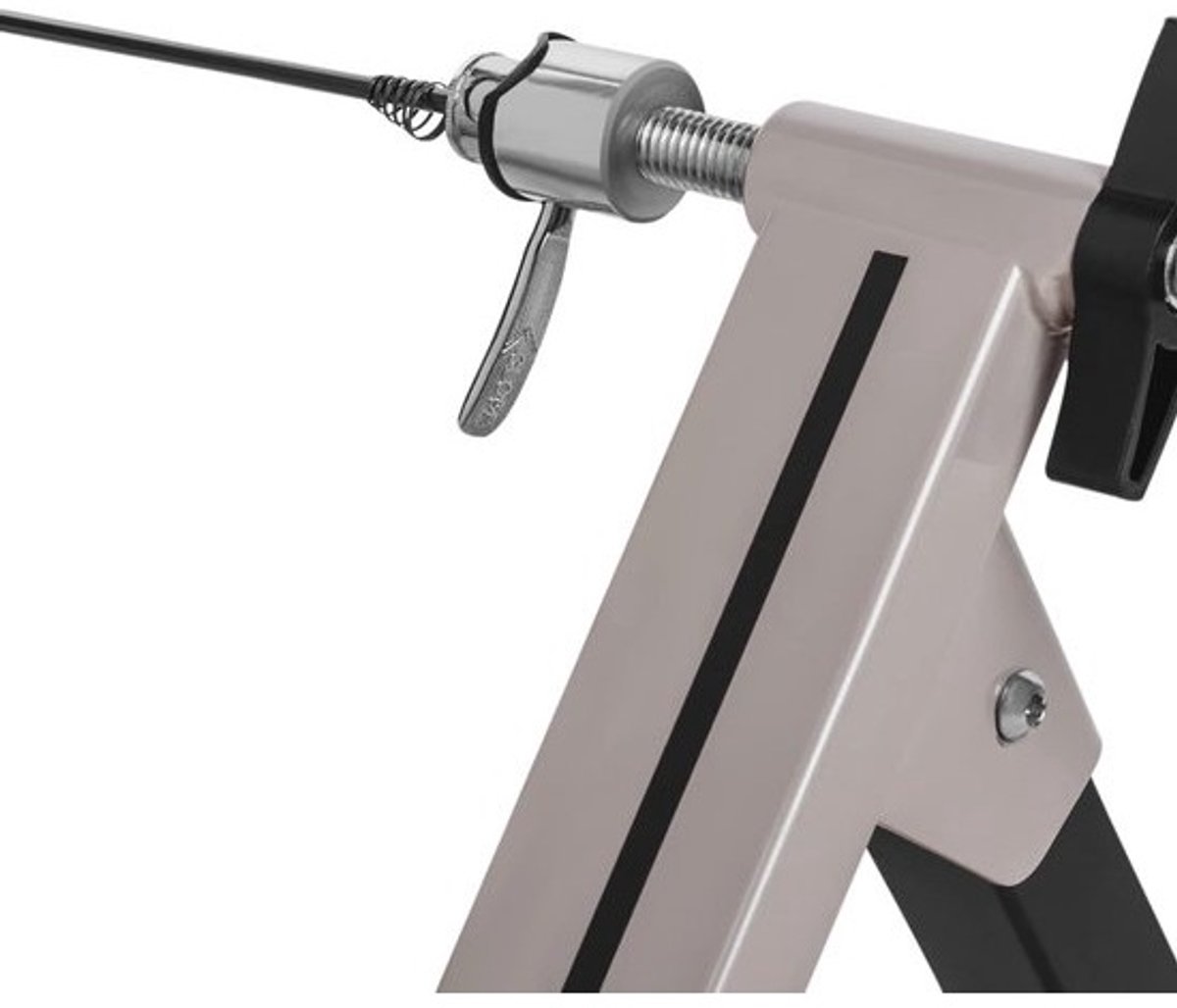 Opvouwbare fietstrainer voor indoor-training met 6-traps weerstand en houder voor 26-29 inch wielen
