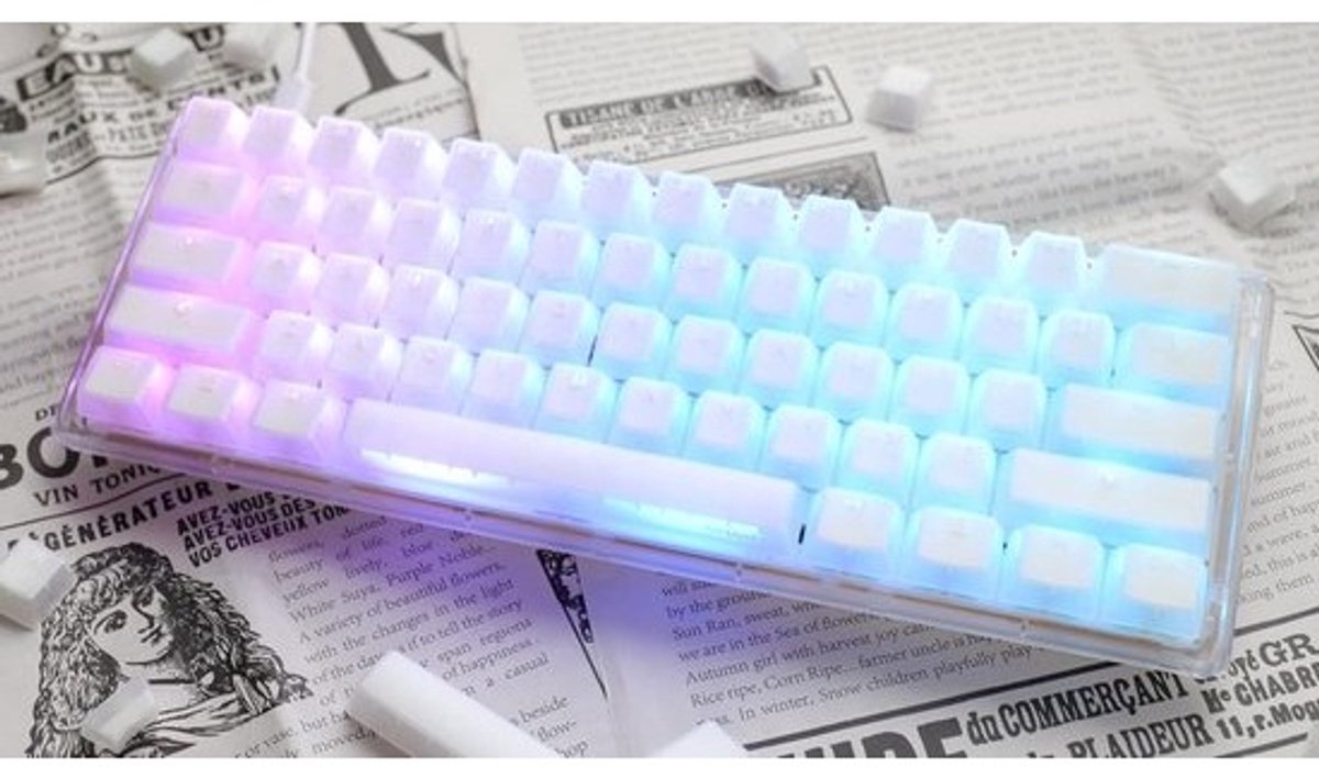 Mini Gaming Toetsenbord met RGB Verlichting en Tactiele Switches