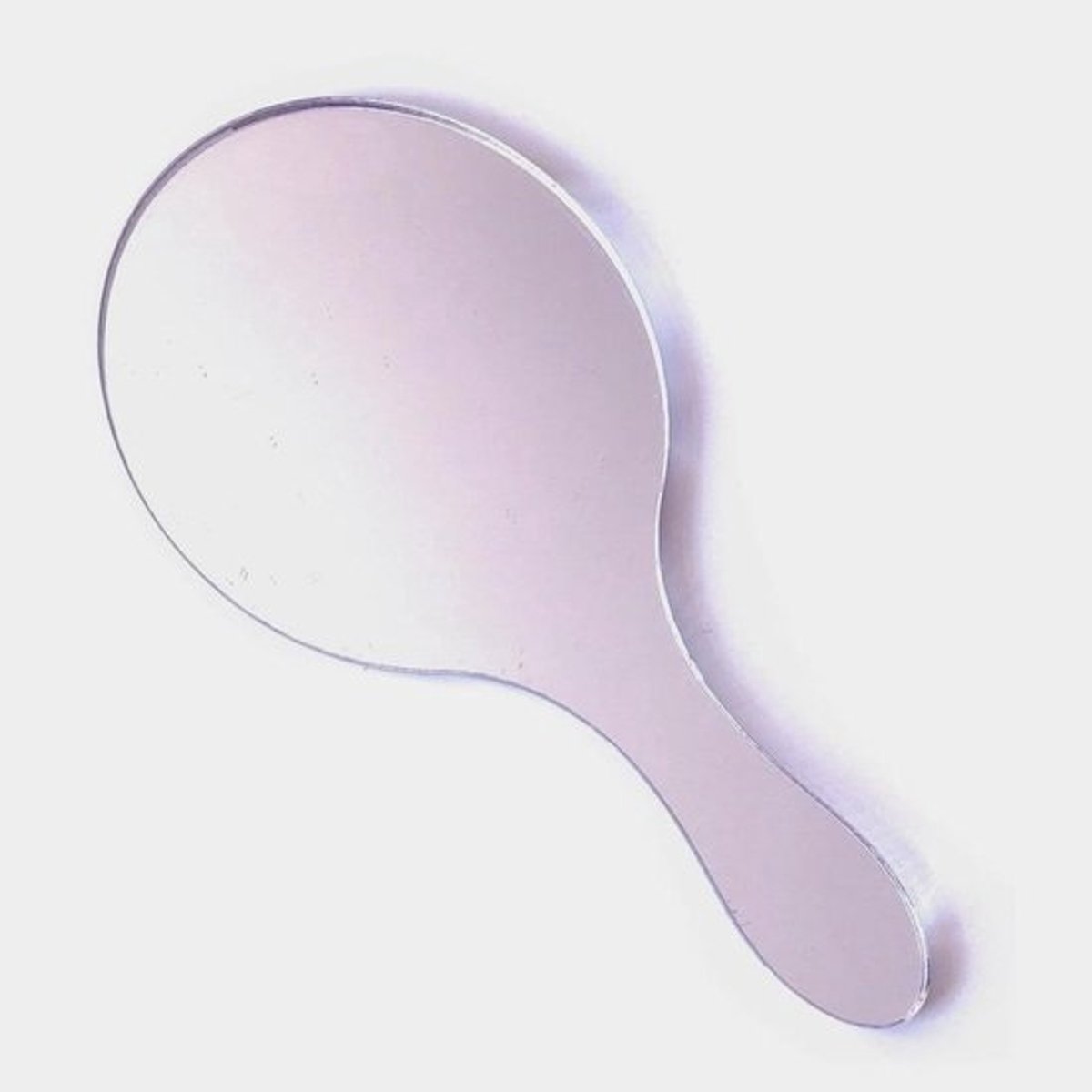 Ovale handspiegel - Spiegel hand - Make-up aanbrengen - Ovaal design - 25 x 12 cm - Niet gespecificeerd