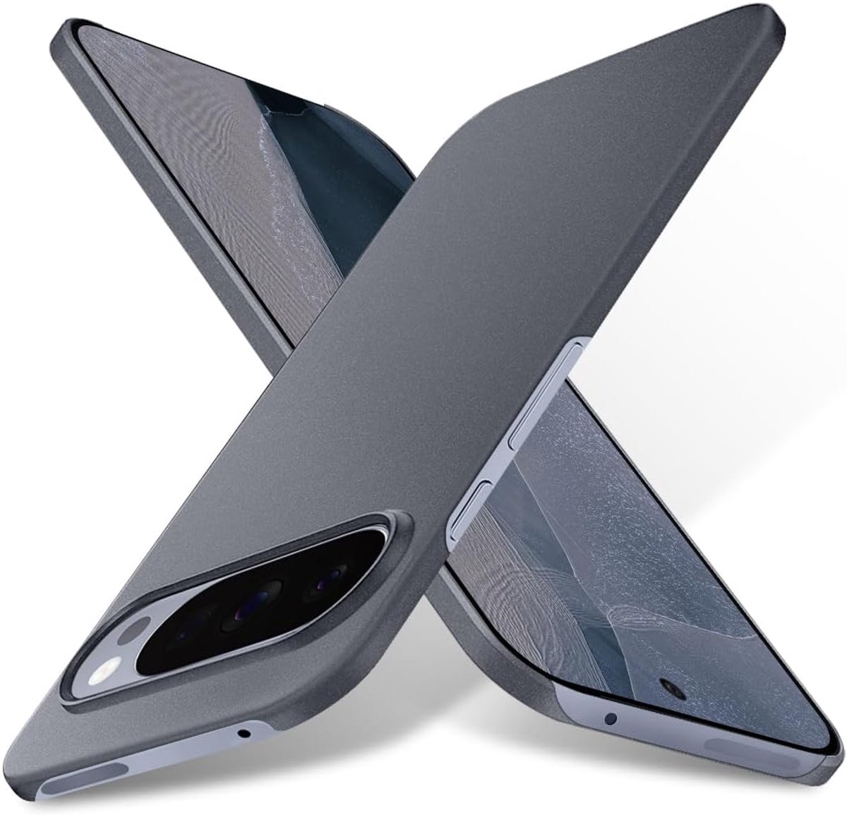 Zandarix Hoesje Geschikt voor Google Pixel 11 Pro XL - Ultralicht - Ultradun - Camerabescherming - Matte textuur - Back Cover Hoesje - Back Cover Hoesje - Grijs