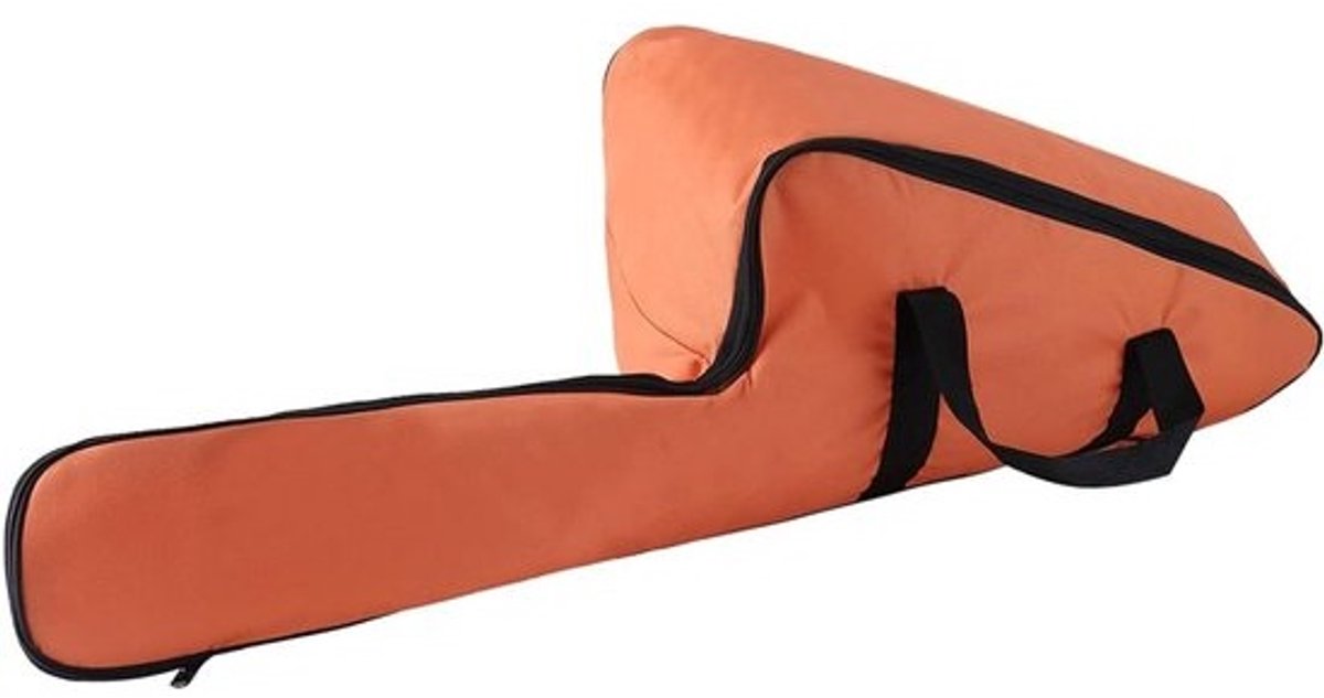 Kettingzaag Draagtas - Zaag Opbergtas - Veilig Transport - Verdikte Oxford Stof - 89 x 48 x 13 cm - Oranje