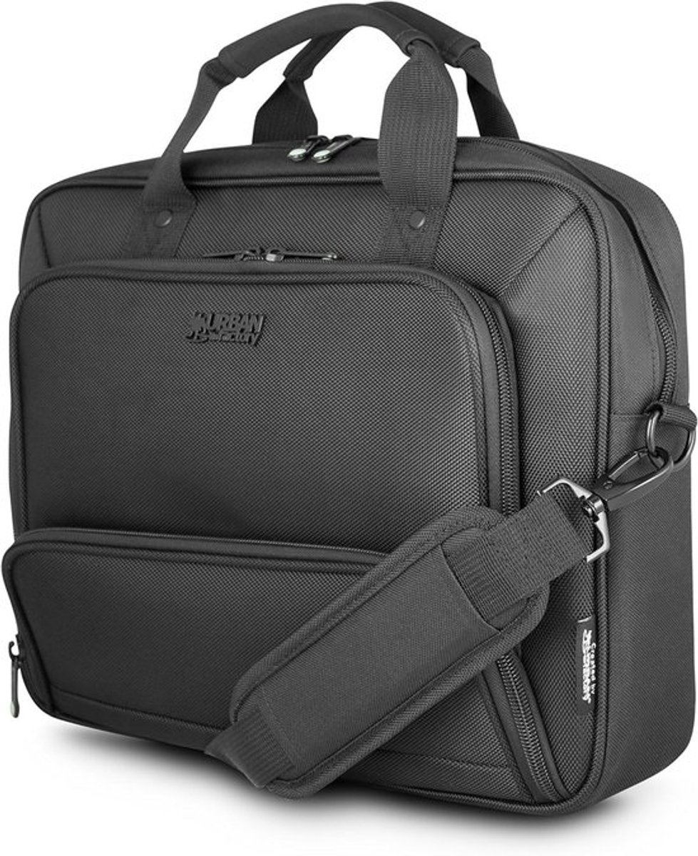 Laptop Tas - Documenten Hoes - Veilig Transport - Speciaal Laptop Compartiment - Tot 14.1 Inch - Zwart