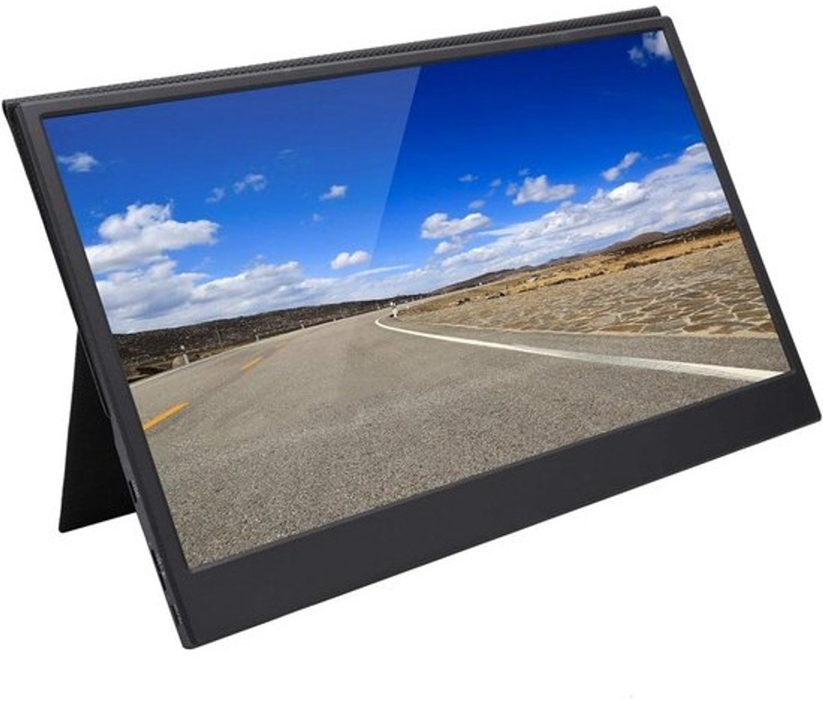 13.3 Inch Full HD 1080P Draagbare Monitor met Dubbele USB-C IPS Scherm en Magnetische Beschermhoes