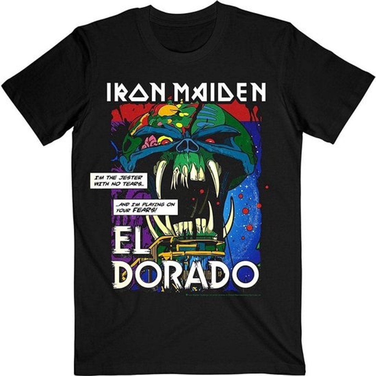 Band T-Shirt Mannen El Dorado Muziek Iconen Zwart